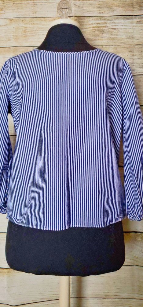 Striped Long Sleeve Blouse